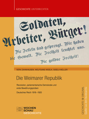 cover image of Die Weimarer Republik